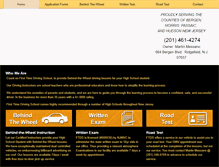 Tablet Screenshot of firsttimedrivingnj.com